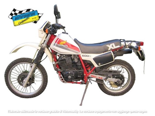 Mascherina Portafaro CEMOTO BIANCA Honda XL 600R- XR 250/600 (NO XL 600 LM-RM) - Foto 6 di 8