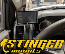Stinger A pillar Mount for Edge Insight cts2 cts3 fits 2010-2018 Dodge RAM