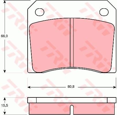 Plaquettes de frein Jaguar XJ12 et XJSC anti-poussière pour jantes propres