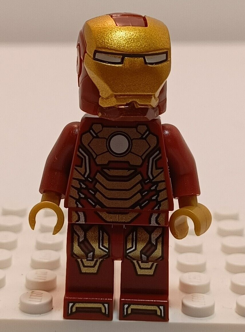 Lego Marvel Super Heroes IRON MAN Minifigure MK42 Armor 76006