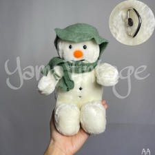 The Snowman Raymond Briggs Plush Toy Music Box Wind Up 8.5" EDEN TOYS 1988