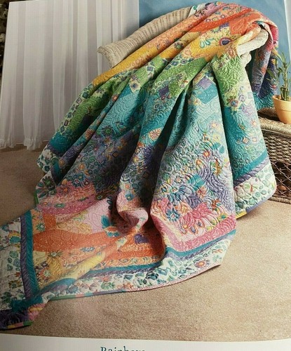 Striscia Happy Quilting on a Roll Donna Kinsey taglio cucito strati rilegatura NUOVO - Foto 9 di 11