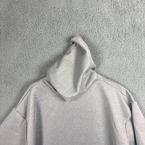 Sacred Crown KING Short Sleeve Hooded Sweatshirt Adult 5x Blue Gray Streatwear - Picture 13 of 17