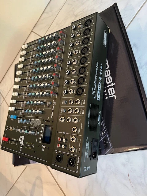 Studiomaster Club XS 12+ 10-Kanal Mixer 10 Eingänge Fußschalter Eingang für DSP - Bild 4 von 4