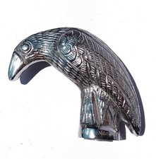 Designer Vintage Silver Brass Head Handle For Walking Stick Cane only Handle 