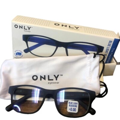 Rectangular Unisex Blue Light Blocking Reading Glasses Spring Hinge 2 Pack