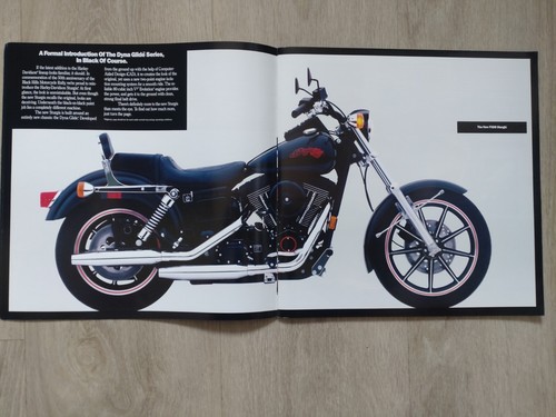 Harley Davidson Programm Prospekt 1991 Sportster Super Glide Low Rider Softail - Picture 2 of 13
