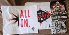 WNBA Las Vegas Aces '24 Playoffs Round 1 BUNDLE, 2 Towels, Poster/Roster, Flag