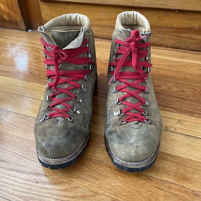 Vtg Made-in USA DUNHAM All-Leather Goodyear Welt Mountain Boots Men's US  11M | eBay