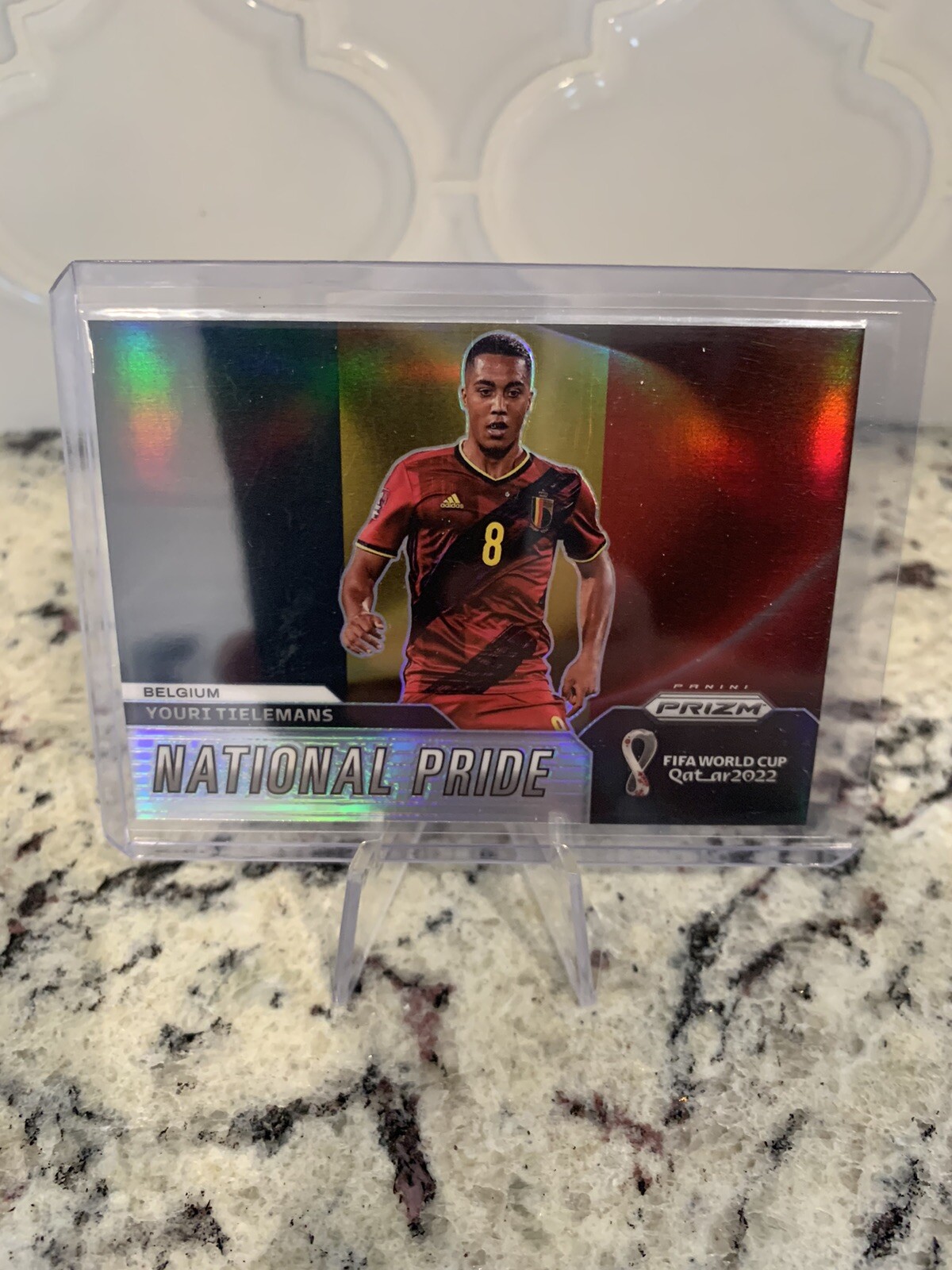 2022 Prizm FIFA World Cup Qatar #2 Youri Tielemans National Pride
