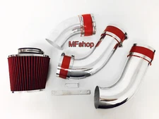 Red For 3PC 1999-2007 Chevy Silverado 1500 Classic 4.3L V6 Cold Air Intake Kit