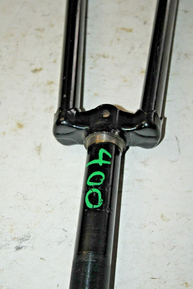 Touring Road Bike Fork 27" 1" Threaded 180mm Black Lugged Steel Fast USA Shipper - Image 4 of 4