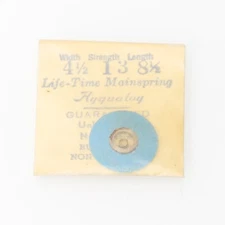 Life-Time Mainspring 4.5 x 13 x 8.5 Watch Part Watchmakers NOS (G16D12)