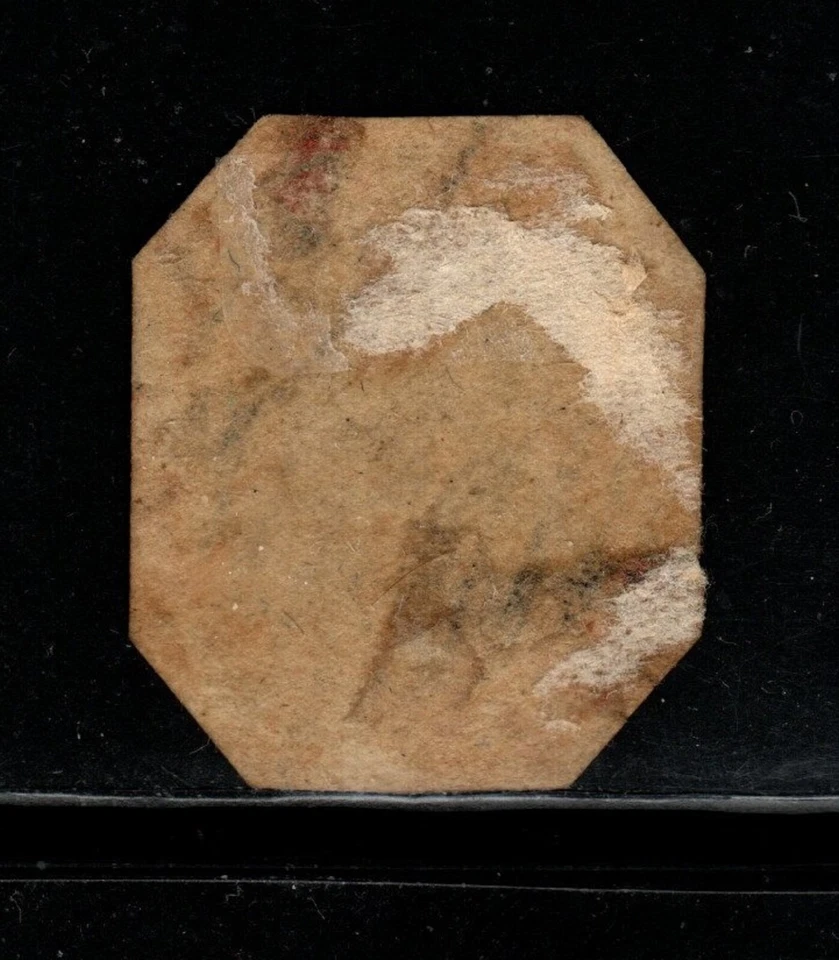 India SC #6 4 Annas QV Head I Frame II (?) 56 Num. Canc. Tight Margins Used F/VF - Image 2 of 2