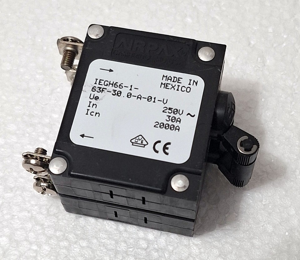 Interruttore Magnetico AIRPAX IEGS11-1-62-30-0-21-V – 30A, 250V, Nuovo