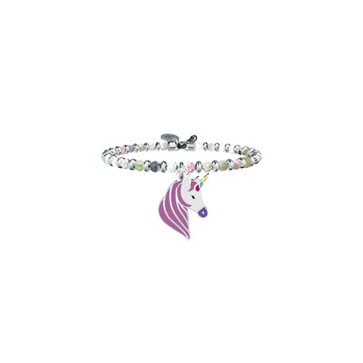 Bracciale Con Unicorno Smaltato Kidult 731241 – Stizzo Gioielleria