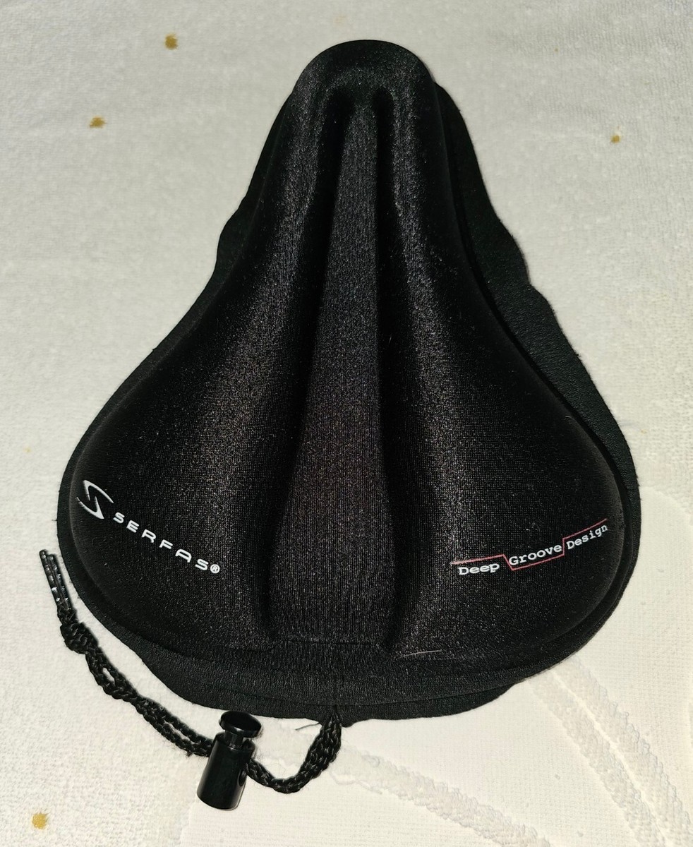 Serfas Deep Groove Design Bike Seat Cover Thick Cushion Gel Soft