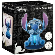 Disney Stitch Cordless Desk Fan Rechargeable Portable Fan With 3 Speed Settings