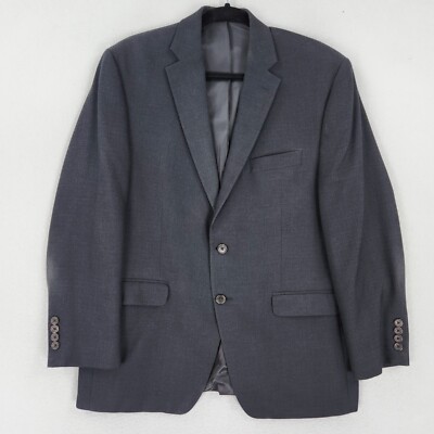 Ralph Lauren Jacket Men 42 Short Gray Two Button Career LRL Suit