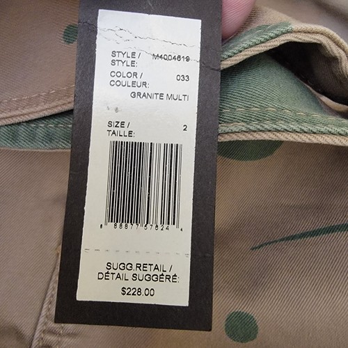 Marc Jacobs Women's Mini Skirt w/ Granite/Green, #M4004619, Size 2, $52 - Picture 4 of 6