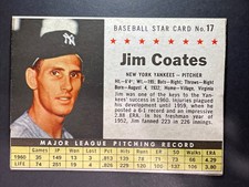 1961 Post - Jim Coates #17