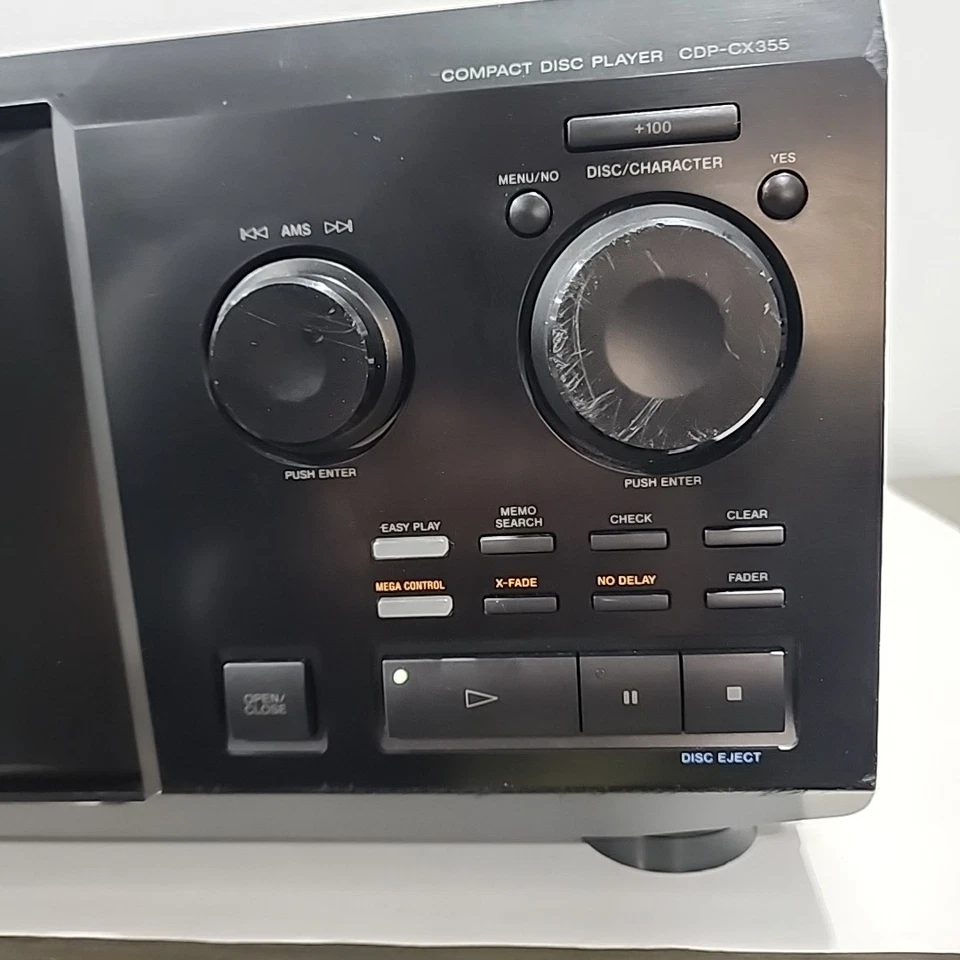 Sony CDP-CX355 300 CD Compact Disc Changer Player Tested And Works Great! - Image 4 of 4