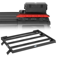 Heavy Duty Rear Roof Rack Cargo Basket For 2021-2025 Ford Bronco 4-Door Hard Top