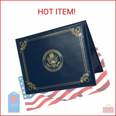 GraduatePro Deluxe US Citizenship Certificate Holder 2026 Naturalization Padded