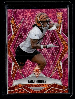 2025 Panini Phoenix Pink Tahj Brooks Rookie 72/299 Cincinnati Bengals #244
