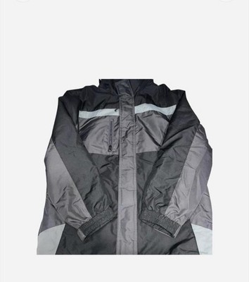 Cherokee Boys Basic Jacket Black Gray M 8/10 Full Zip Polyester Lined