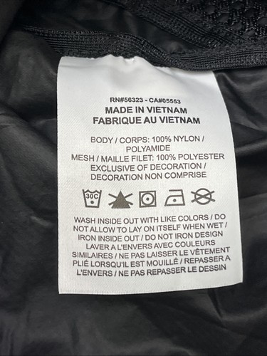 Nike ACG Nylon Parka Jacket Hoodie Olive - Black Sz L Large Hiking Packable NWOT - Picture 11 of 14