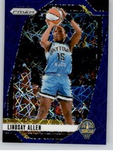 2024 Panini Prizm WNBA Prizms Blue Velocity #107 Lindsay Allen Chicago Sky