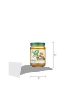 Santa Cruz Organic Creamy Dark Roasted Peanut Butter, 16 Ounces