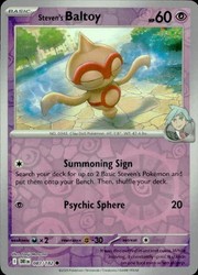 Steven's Baltoy 083/182 Destined Rivals Reverse Holo