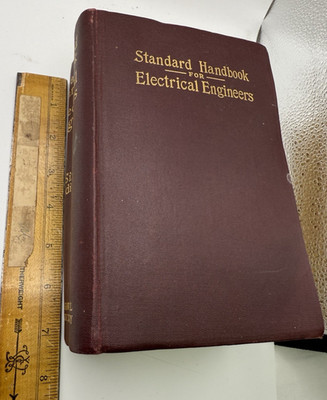 Standard Handbook For Electrical Engineers 1933 Good condition Gold Leaf pg ends