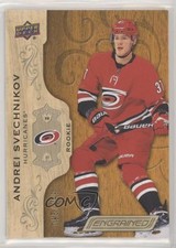 2018-19 Upper Deck Engrained Rookies 95/299 Andrei Svechnikov #80 a2v