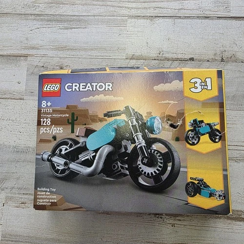 Lego Creator Vintage Motorcycle (3-in-1) - 128 Pieces Unopened