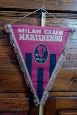Gagliardetto Milan Club Anni 80 Maglia Milan Pennant Football Wimpel Fanion