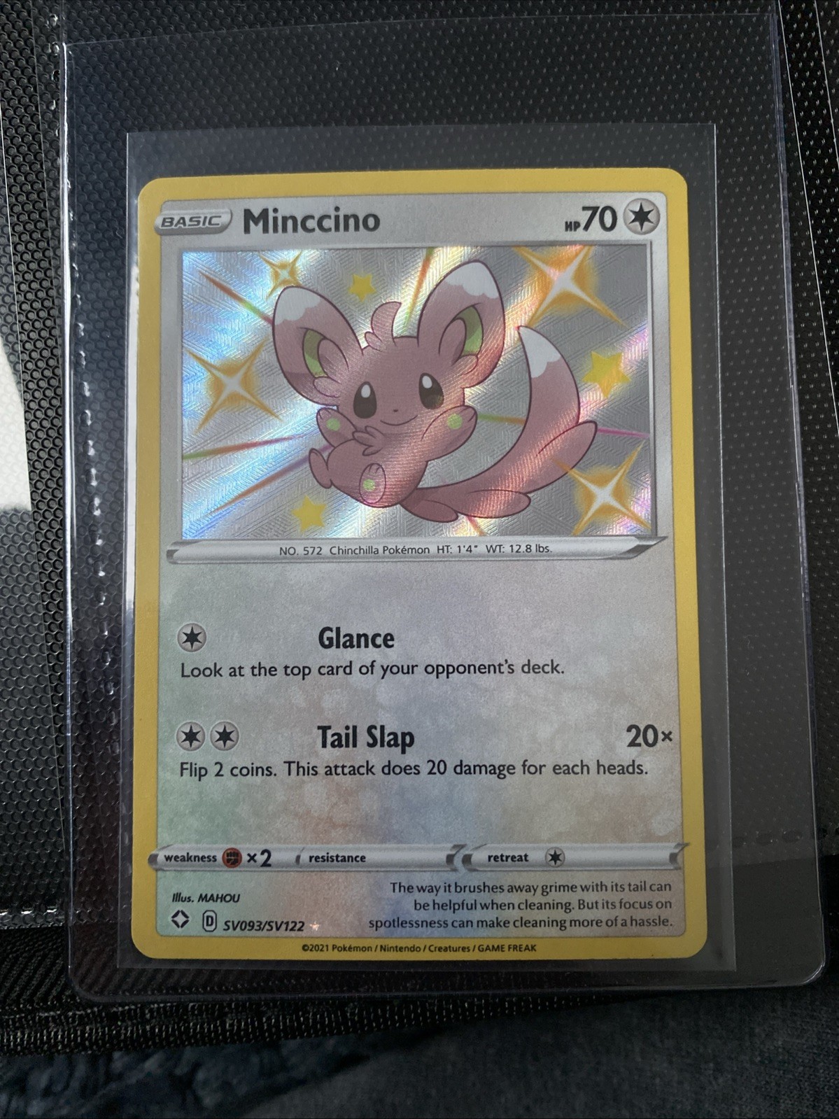 Minccino SV093/SV122 Shining Fates: Shiny Vault pokemon tcg NM