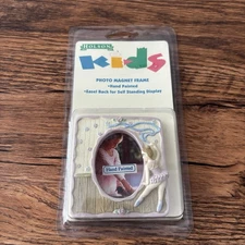Vtg Holson Mini 3D Ballerina Hand Painted Mini Picture Photo Frame Magnet Ballet