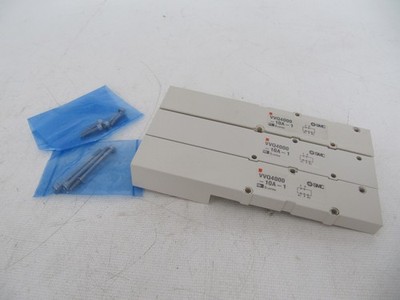 (LOT OF 3) SMC Pneumatic Manifold Blank Plate VVQ4000-10A-1 *hu