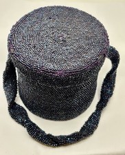 1940 s Carnival Beaded Box Purse