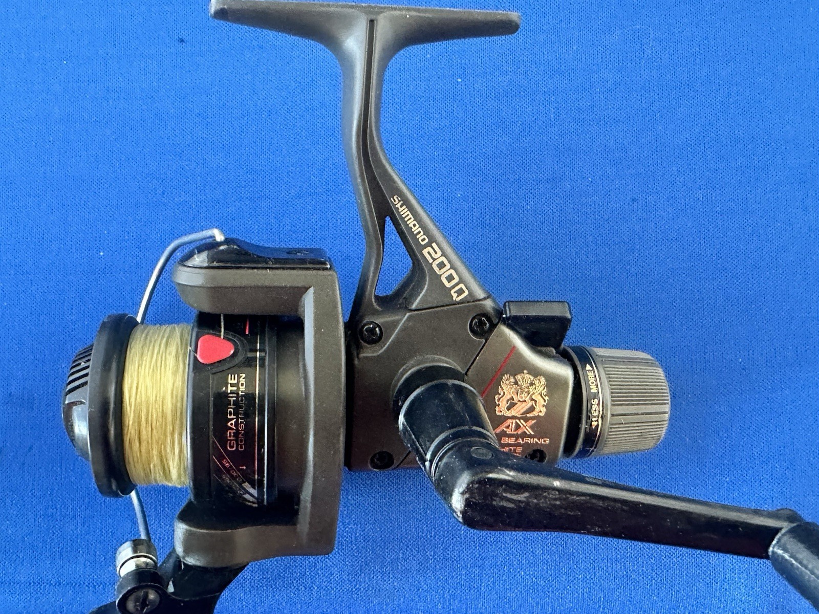 Vintage Shimano AX 200Q Rear Drag Quickfire II Spinning Reel