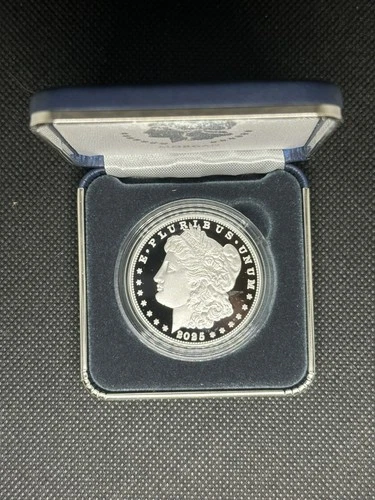 Morgan Silver Dollar 2025 S Proof Uncirculated .999 Silver $1 OGP & COA