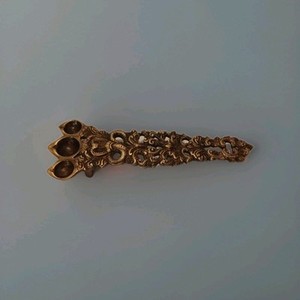 Brass Pooja Spoon "The Sizzling Serpent" Hand Etched Puja Spoon 