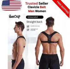 Posture Corrector Adjustable Back Brace Shoulder Support Clavicle Belt Unisex