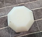 Vintage Antique Octagonal 8 Point Milk Glass Door Knob