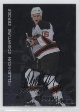 1999-00 ITG Be A Player Millennium Signature Series Bobby Holik #150 Auto 4kz