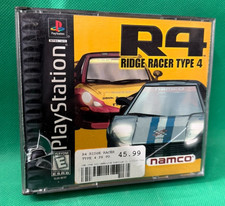 R4 Ridge Racer Type 4-Black Label-CIB-Playstation