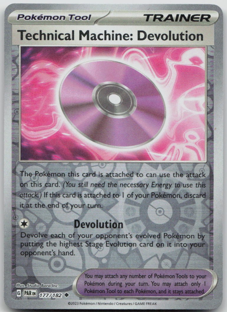 Technical Machine: Devolution Reverse Holo SV04: Paradox Rift 177/182 NM